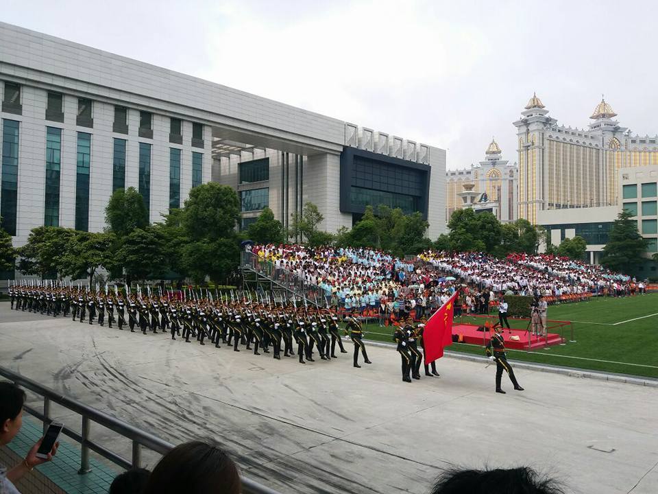 Political commissar of PLA garrison leaves Macau