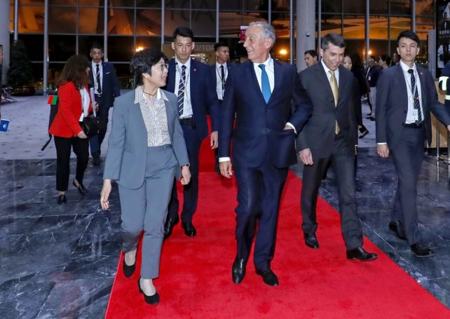 Portuguese President Marcelo Rebelo de Sousa in Macau