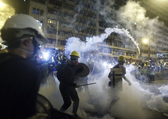 Macau suspends ferry service to HK over riots in Sheung Wan