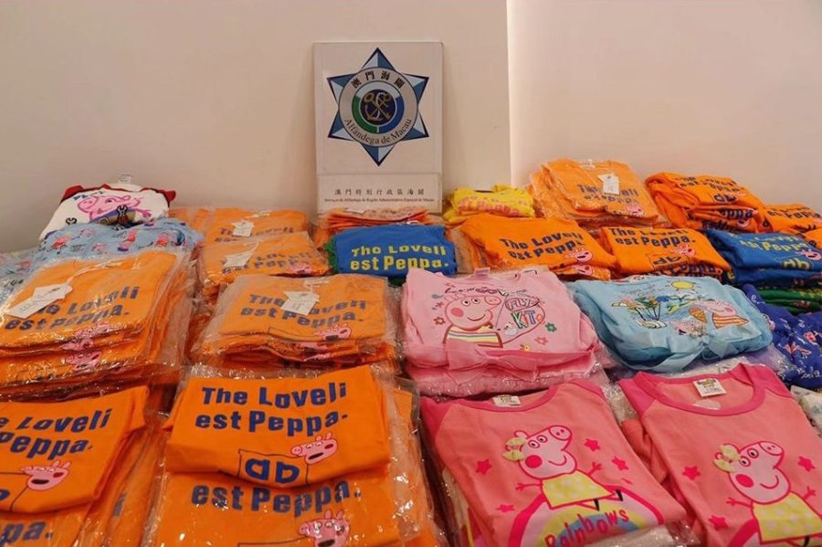 852 Peppa Pig kidswear items seized by Customs