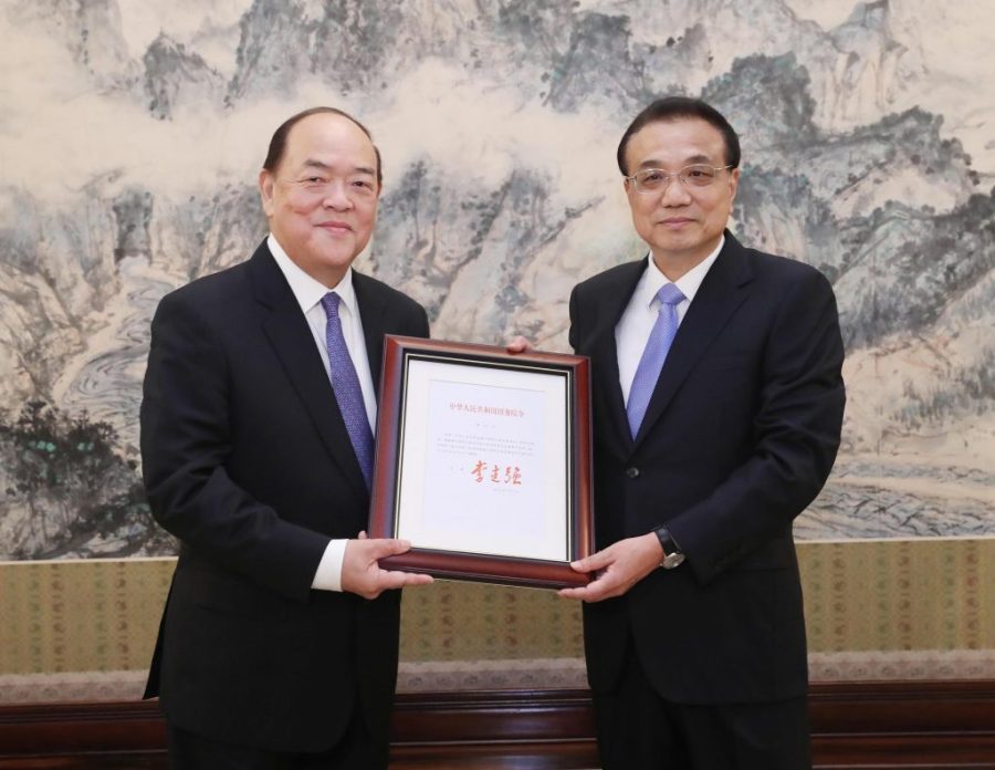 Ho lat Seng vows to unite Macau society to take part in national development