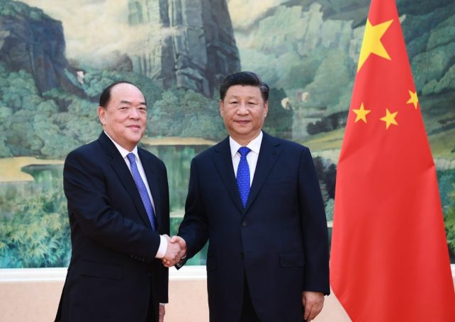 President Xi Jinping receives Ho Iat Seng in Beijing