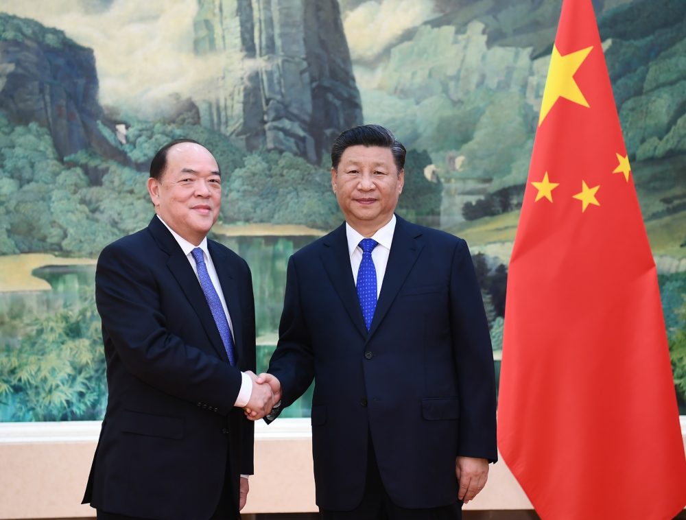 President Xi Jinping receives Ho Iat Seng in Beijing
