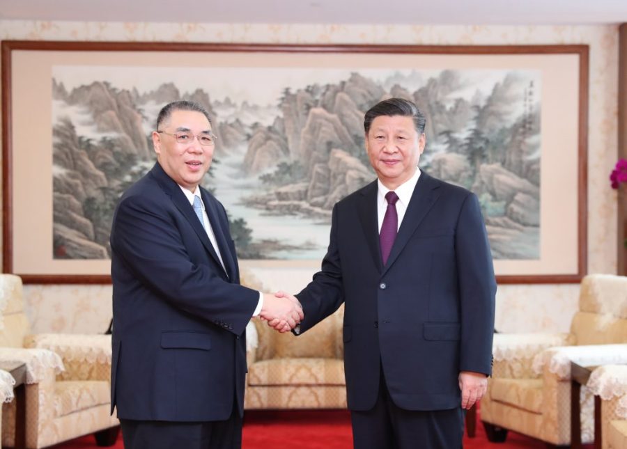 Xi praises Chui for 10 years of diligent work