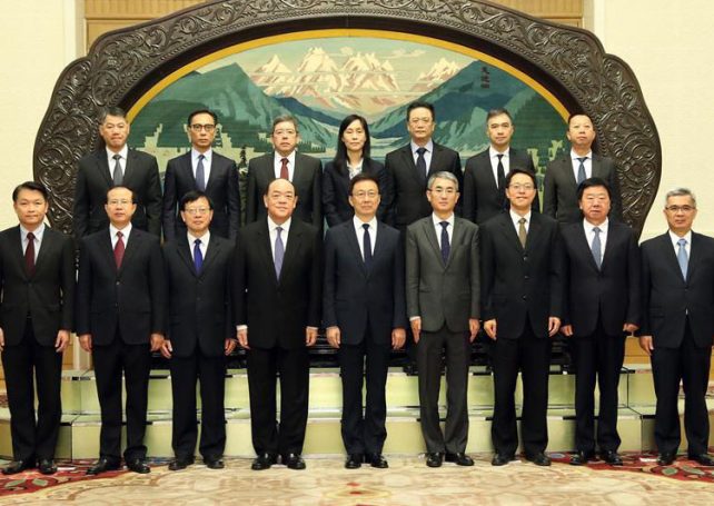 Chinese Vice premier meets Macau’s new government