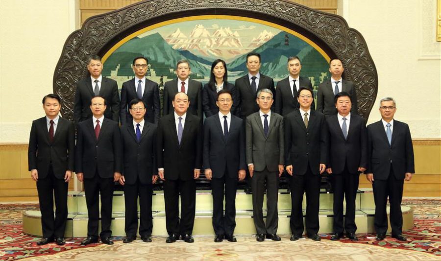Chinese Vice premier meets Macau’s new government