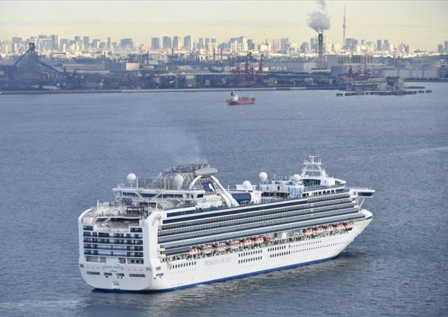 2 local seniors quarantined on cruise ship off Yokohama