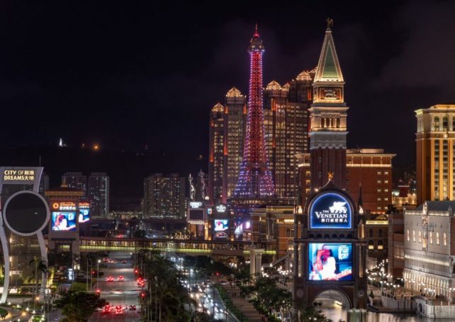 Macau gaming receipts fall 87.8% in February