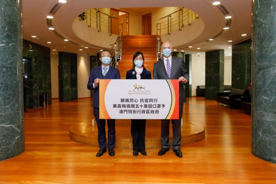 MGM donates 500,000 facemasks to Macau government