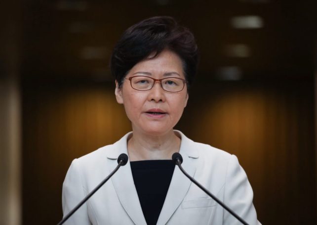 Hong Kong Chief Executive says government in discussions to lift restrictions on travel to Guangdong and Macau