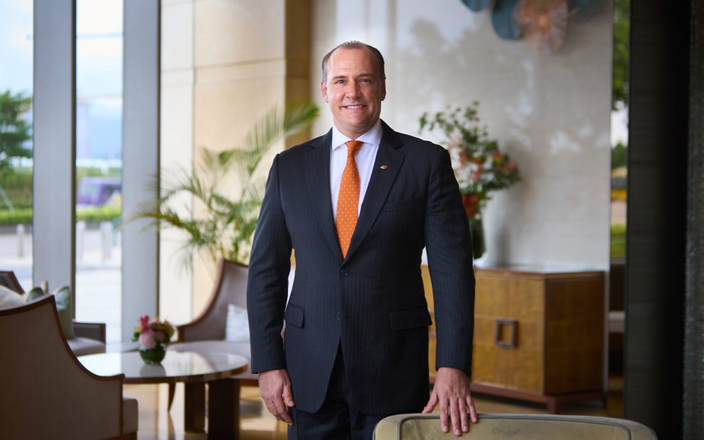 French-German hotelier Franck Droin is the property's General Manager