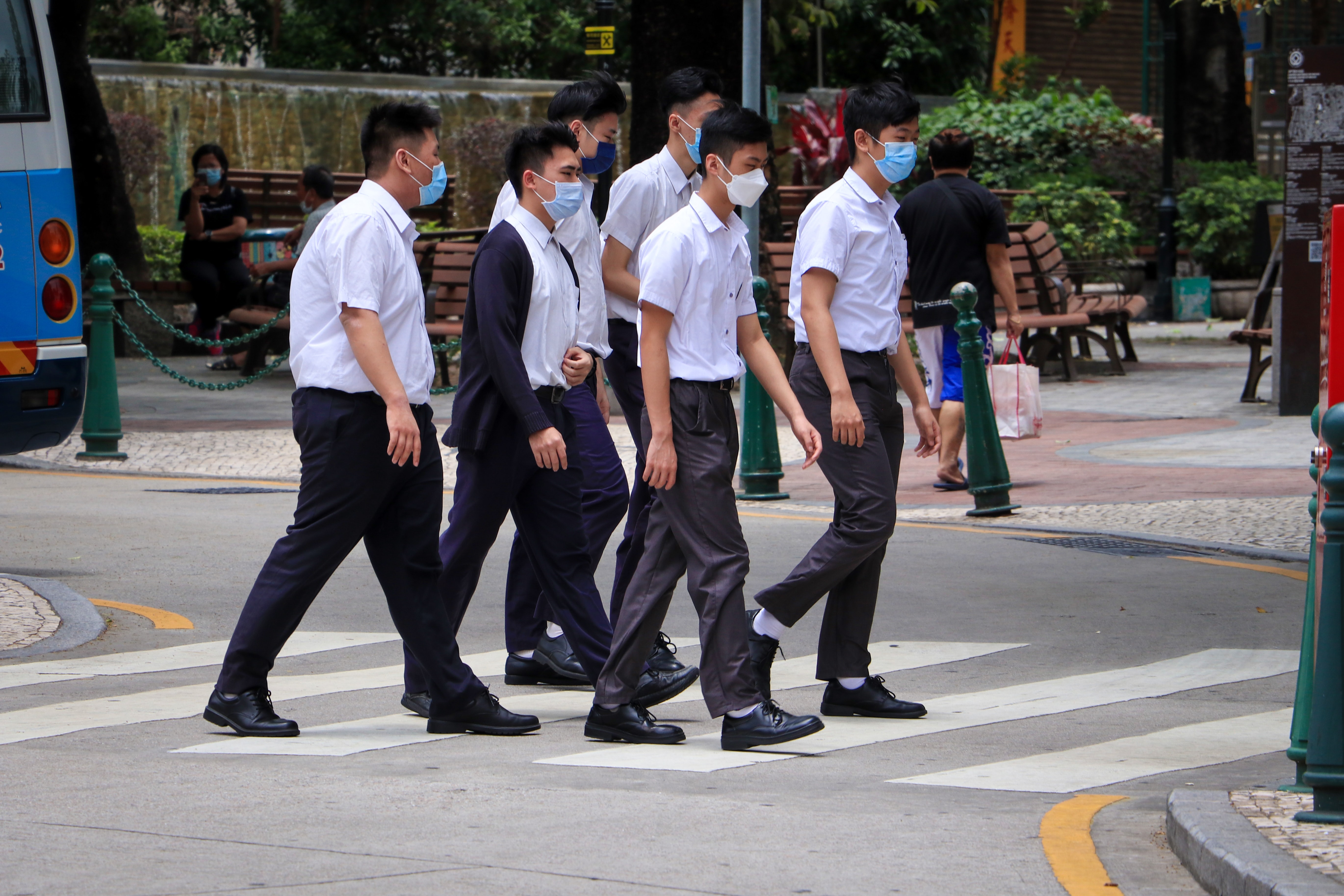 Students living in Tanzhou head back to class today