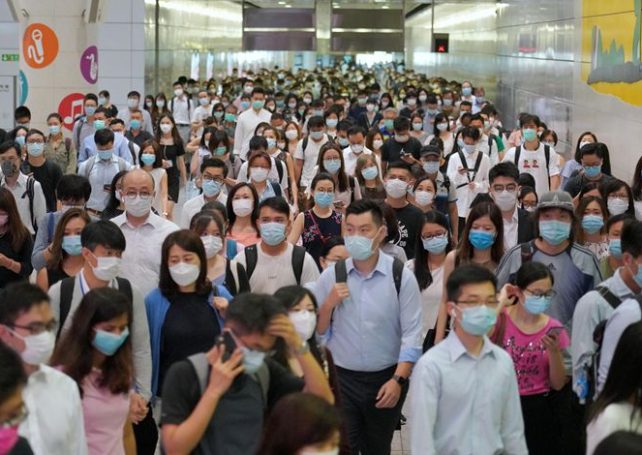 Covid-19 cases show fall in Hong Kong