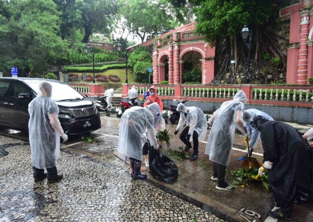 All typhoon warning signals down in Macao 