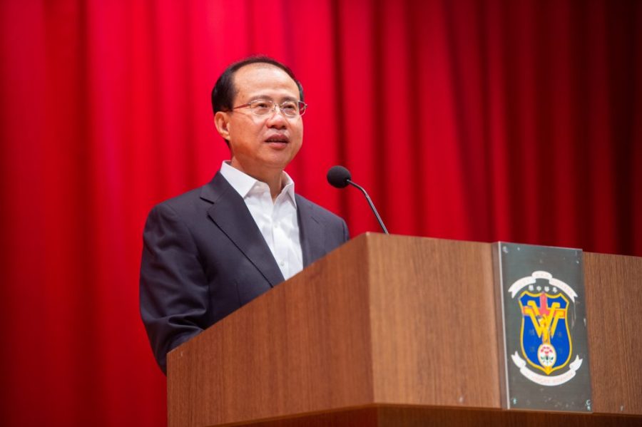 Liaison Office chief visits Yuet Wah College