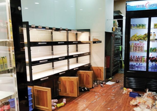 Bakery staff seriously hurt after hit by bread shelf