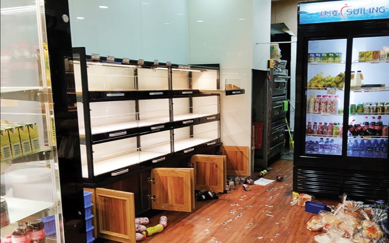 Bakery staff seriously hurt after hit by bread shelf