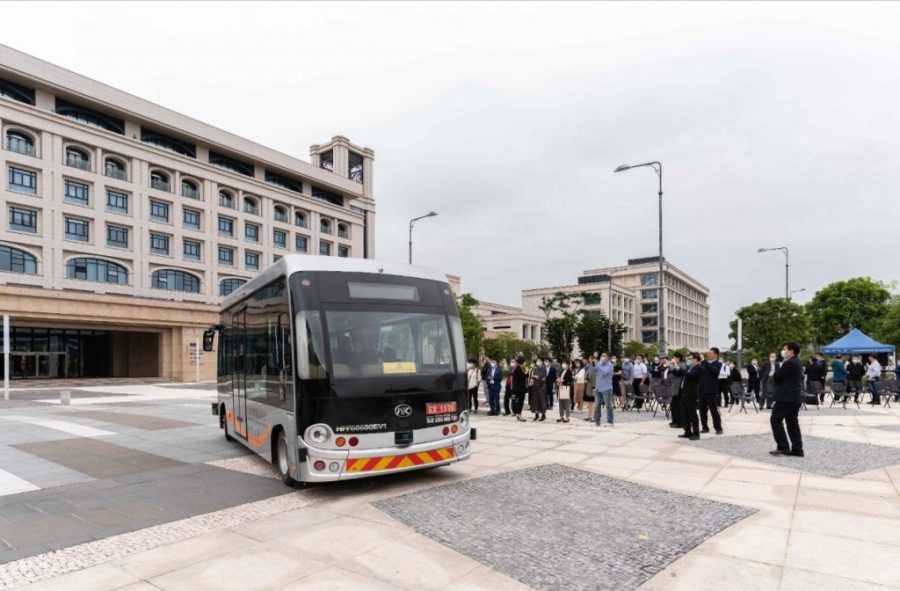Macao’s 1st autonomous bus runs on UM campus