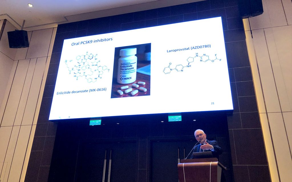 Dr. Brian Tomlinson, of the Macau University of Science and Technology, sharing his thoughts during a men’s health luncheon hosted by Macao’s Australian Chamber of Commerce (AustCham) last month