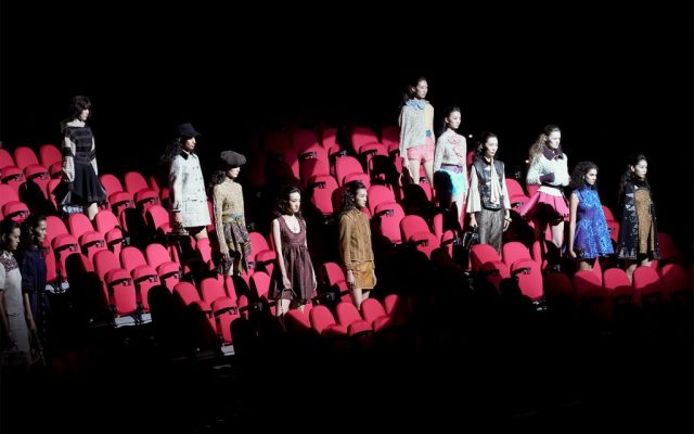 Louis Vuitton's collection by Nicolas Ghesquière fuses medieval grandeur with futuristic elements Louis Vuitton's collection by Nicolas Ghesquière fuses medieval grandeur with futuristic elements