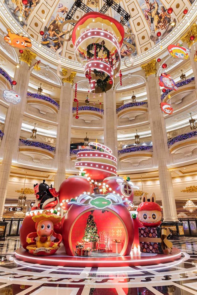 From the 35-metre-high rotunda to the half-scale Eiffel Tower, Pop Mart’s “Apple of My Eye” installations are perfect for holiday snaps - The Parisian Macao