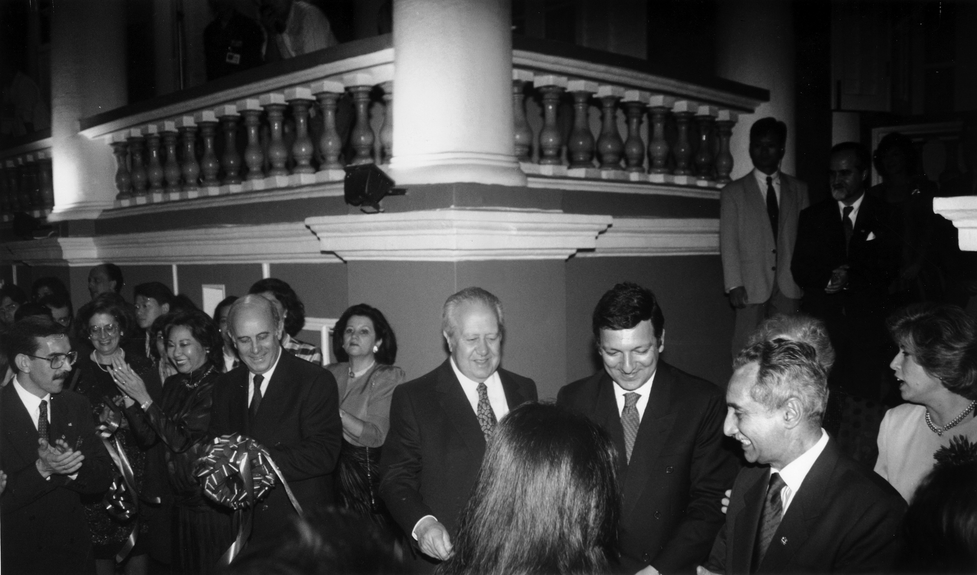 General Vasco Rocha Vieira, Dr Mário Soares and Dr Durão Barroso at the club’s inauguration in 1995 - Photo Courtesy of the Military Club