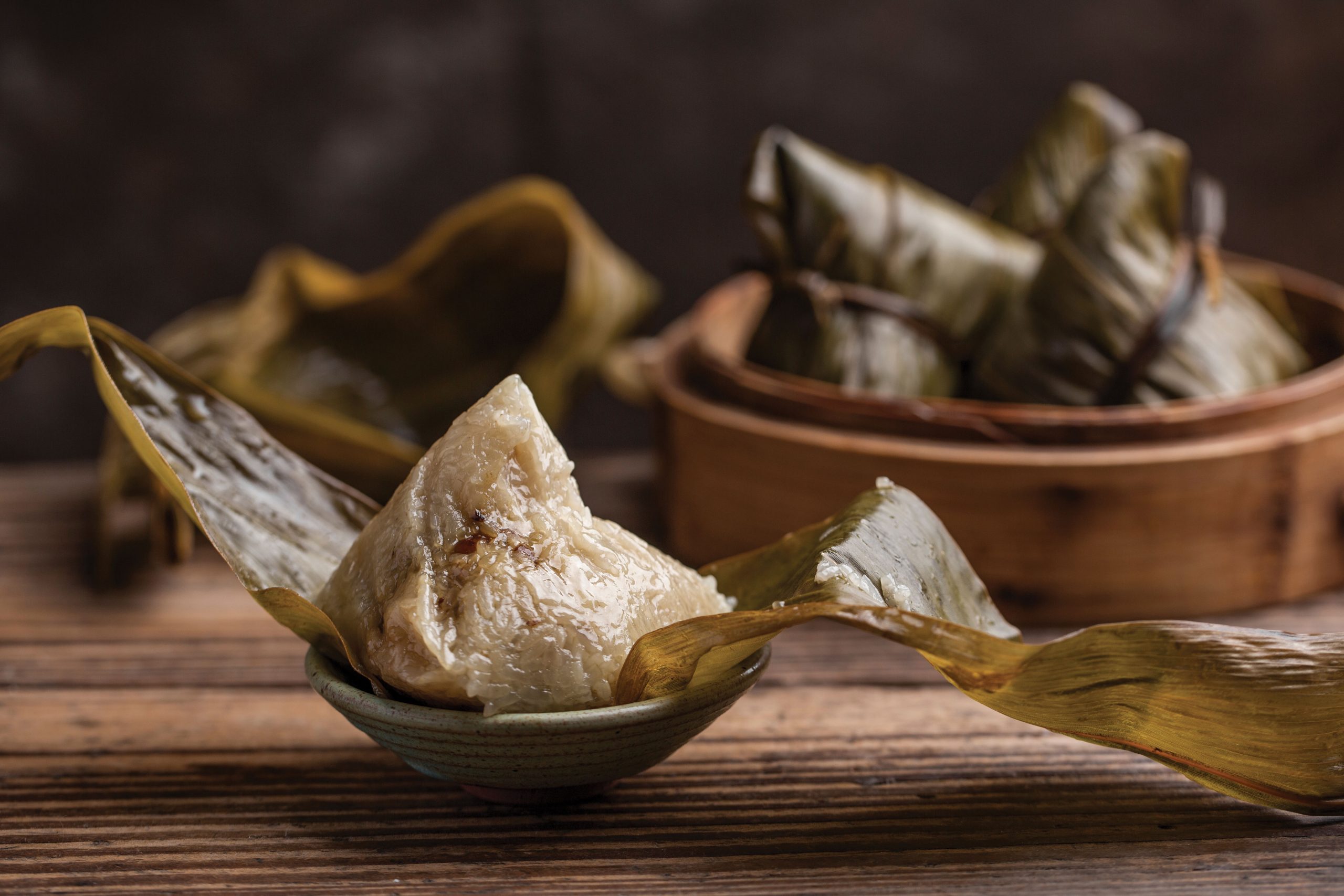 Rice dumplings are traditionally eaten during Tung Ng - Photo by Litchima