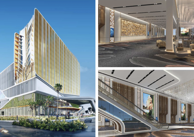 Galaxy’s glitzy new wing slated to open Q3 or later