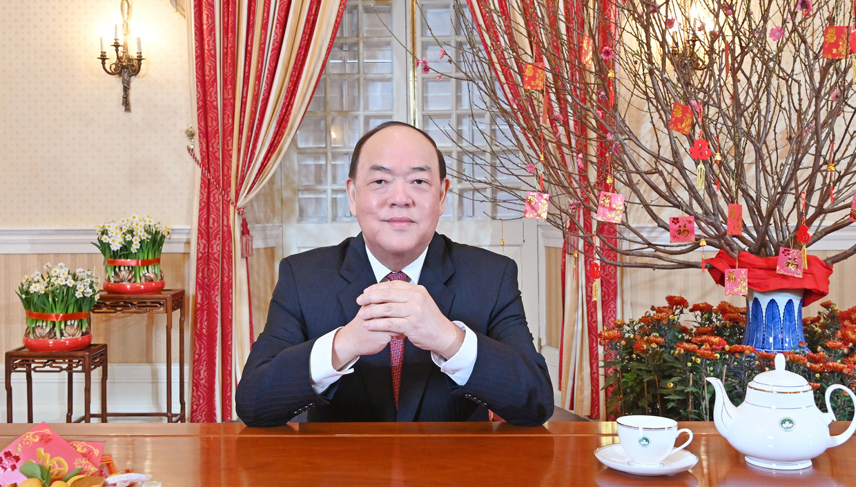 Ho Iat Seng’s CNY message praises Macao’s fight against Covid-19