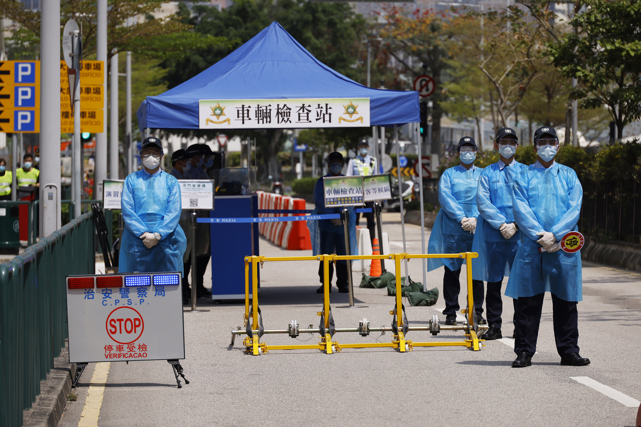 Emergency services simulate lockdown in Coloane’s Seac Pai Van public housing estate