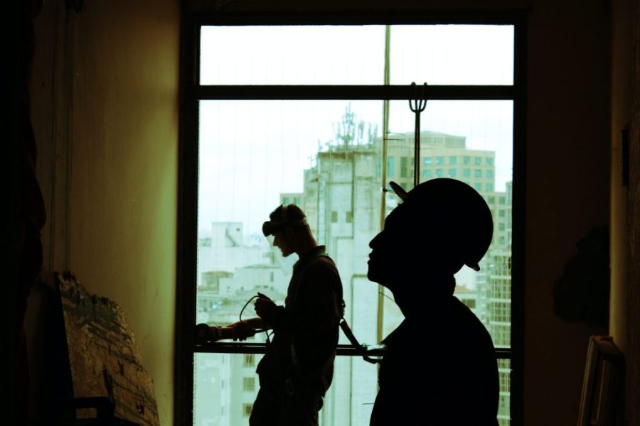 Unemployed construction workers clamour for help
