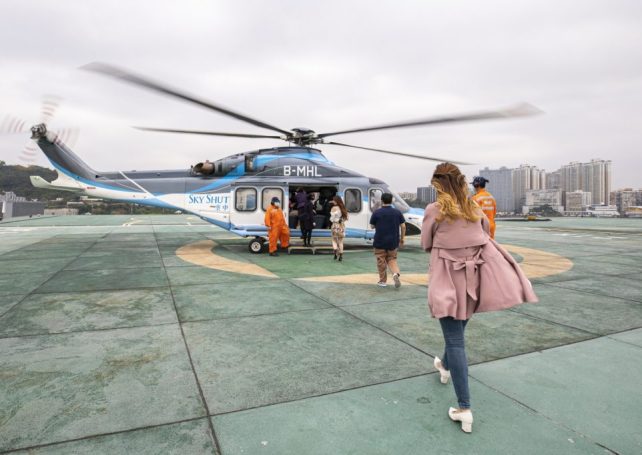 Demand outstrips supply for promo helicopter trips