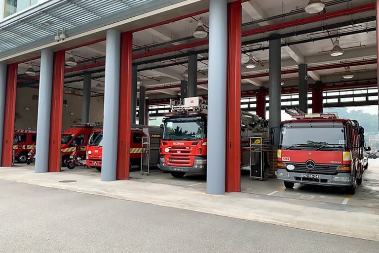 Macau fire trucks