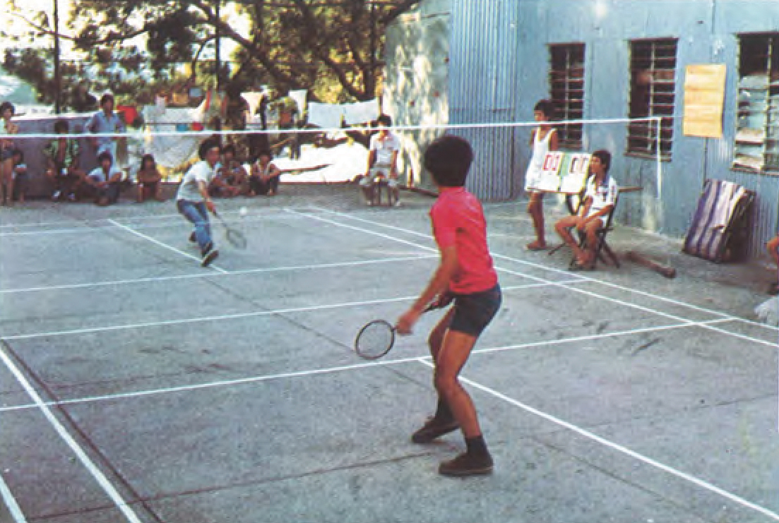 Ka Ho's badminton court