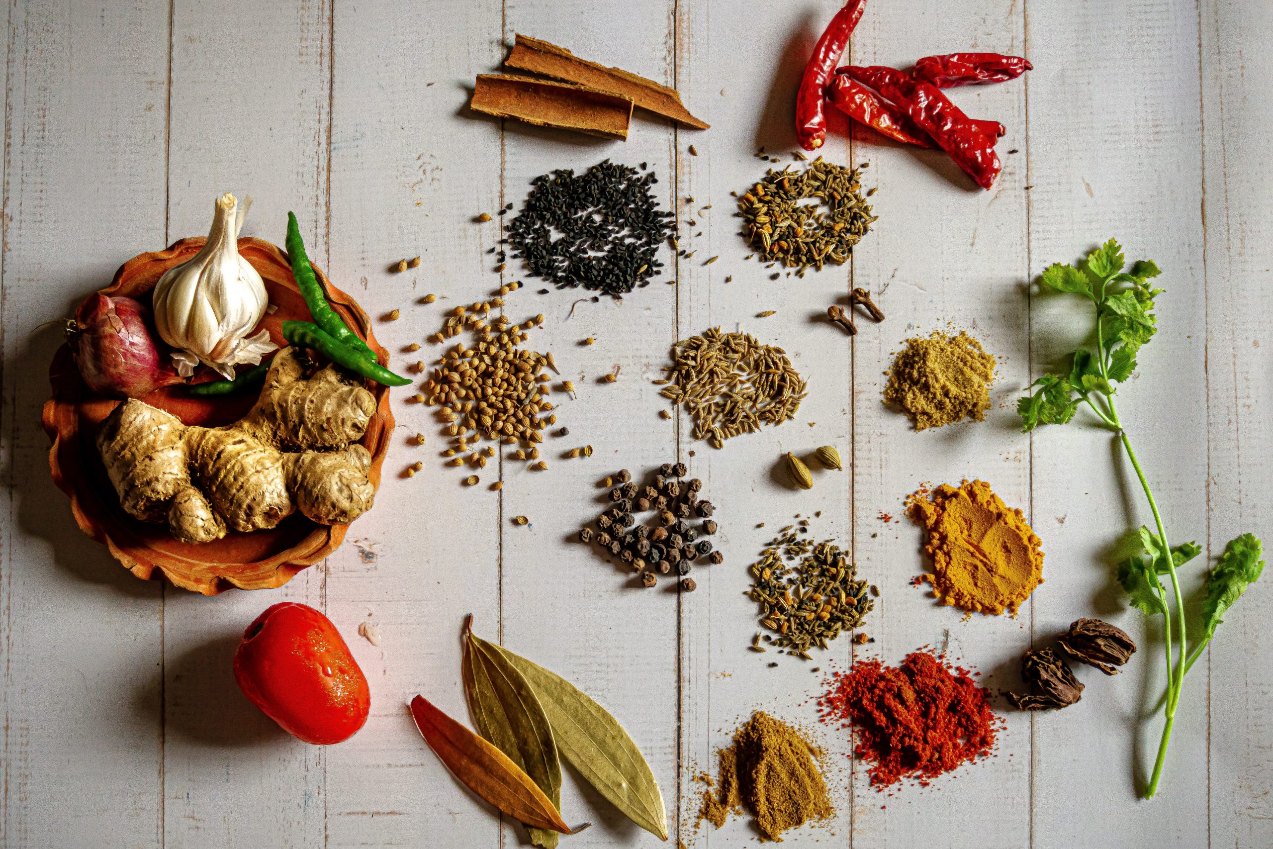 South Asian spices