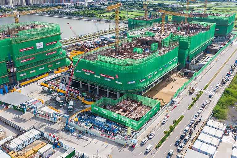Islands Healthcare Complex under construction