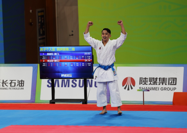 Macao karate champ wins first ever medal at China National Games