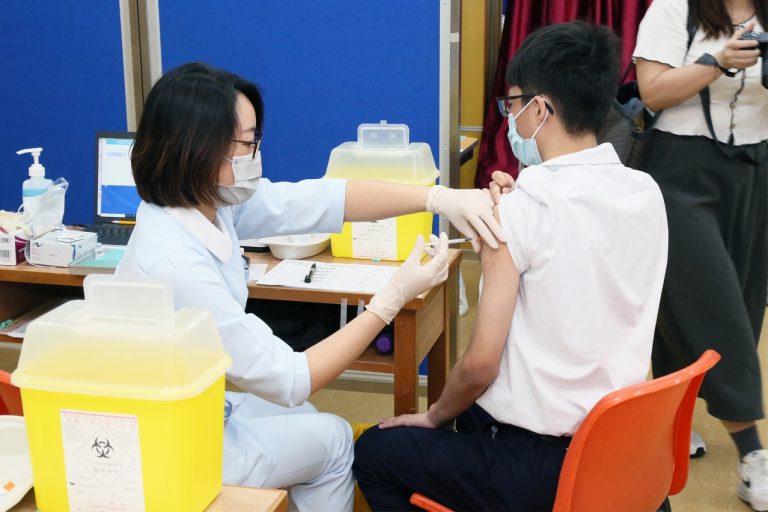Macau vaccination - student