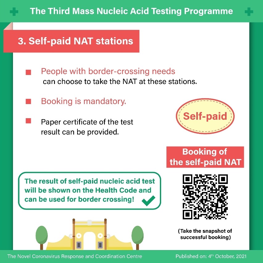 3rd mass NAT self-paid stations