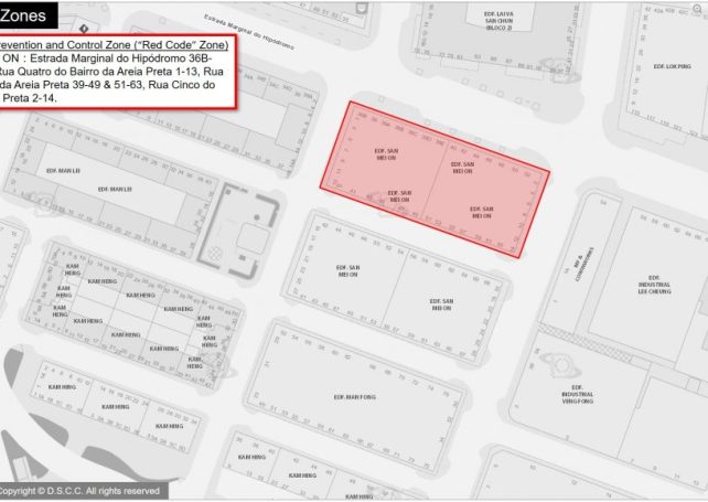 Red Code Zone added near 75th patient’s residential area