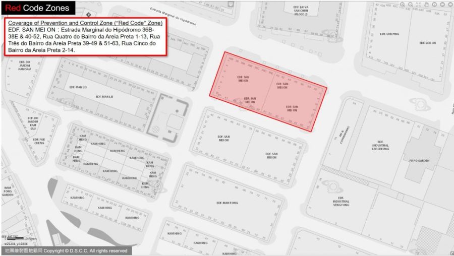 Red Code Zone added near 75th patient’s residential area