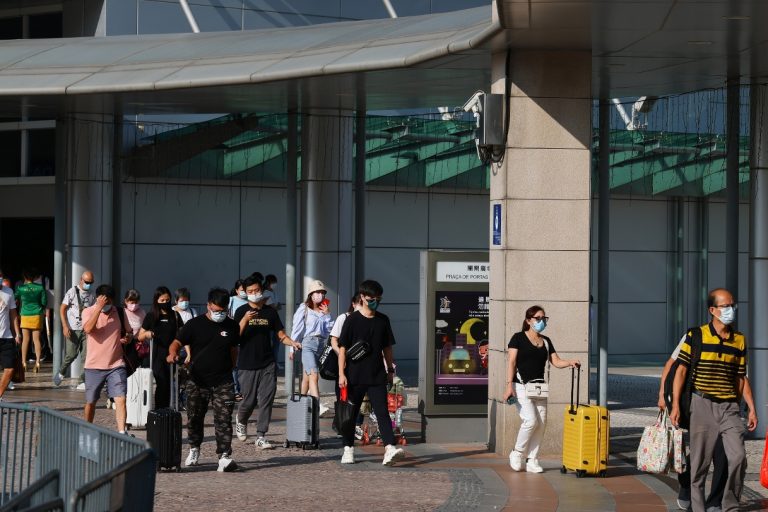 Macao travellers visitors
