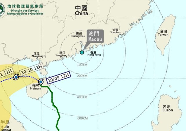 Typhoon Signal No. 8 due to remain in force for some time
