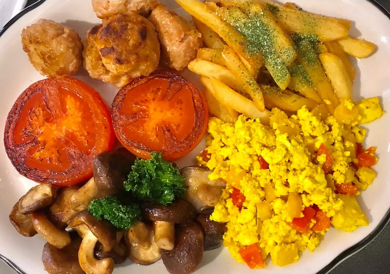 Vegan English breakfast