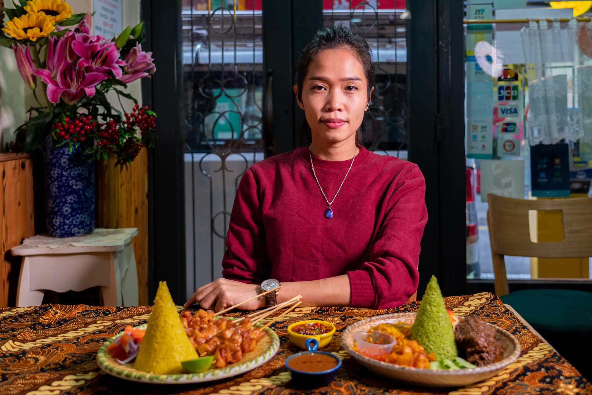 Indah Handayani Sunardi, head chef at Loly Indonesian Restaurant