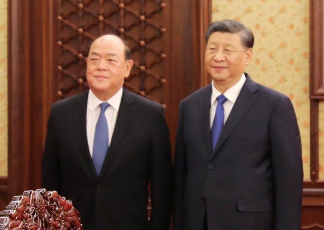 Chief Executive meets President Xi Jinping in Beijing