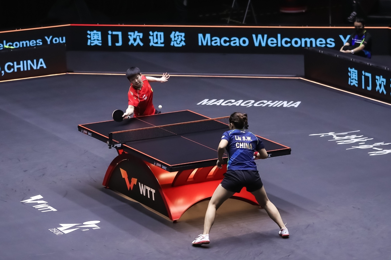 Wang Chuqin and Wang Manyu triumph at WTT championships