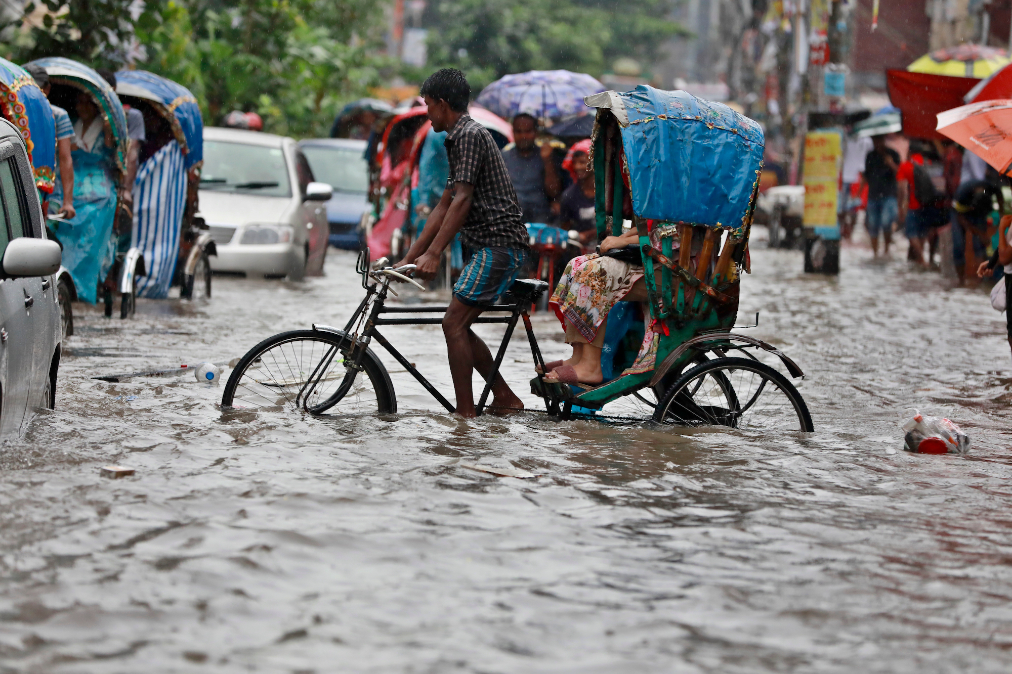 Flooding in Dhaka, Bangladesh