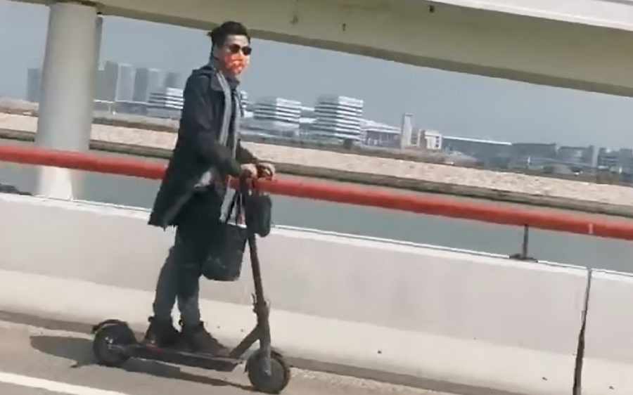 E-scooter rider faces MOP 600 fine