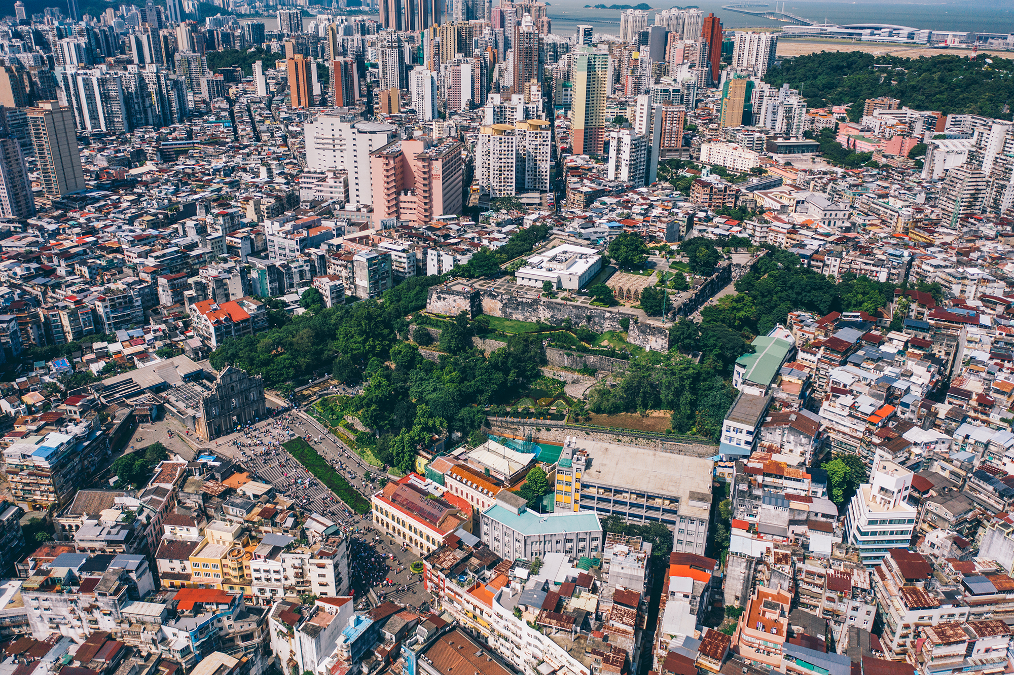 Aerial view of Macao